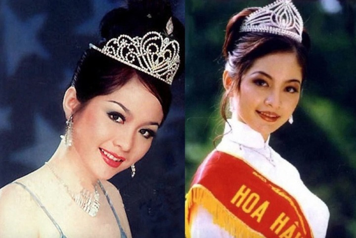 Nguyễn Thiên Nga từng 2 lần đăng quang Hoa hậu Việt Nam.