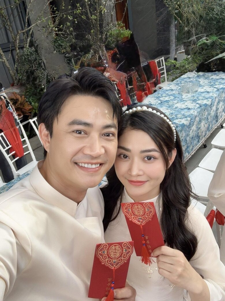 Tiến Lộc bên hạnh phúc hiện tại, cặp đôi thường được khen có tướng phu thê.