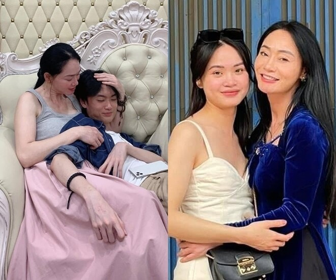 Quách Thu Phương khoe khoảnh khắc bên 2 con cực kỳ tình cảm.
