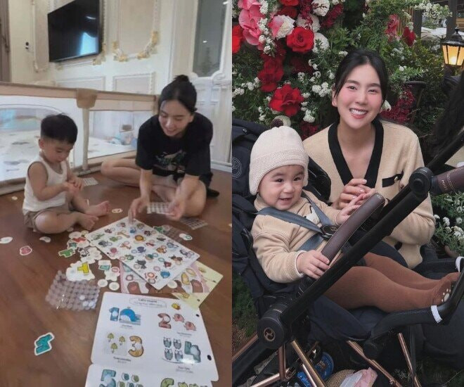 MC Mai Ngọc tuyệt đối không cho con trai Panda xem điện thoại để bảo vệ sự phát triển tự nhiên của bé.