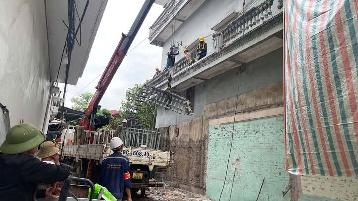 Phần vi phạm bị tháo dỡ.