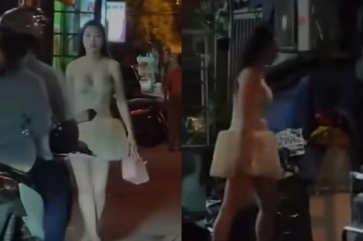 Cô gái xuất hiện trong clip được cho là Á hậu Bùi Thị Mỹ Duyên.