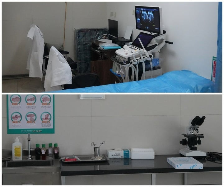Máy móc trang thiết bị y tế được các đối tượng sử dụng.