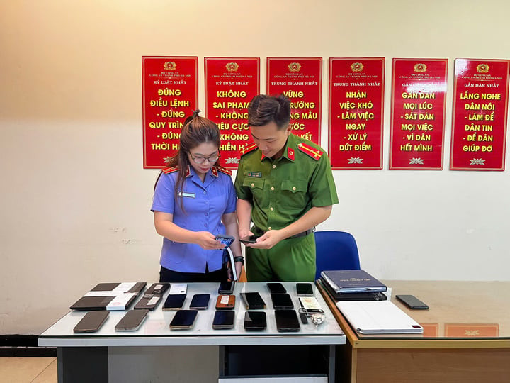 Tang vật vụ án.