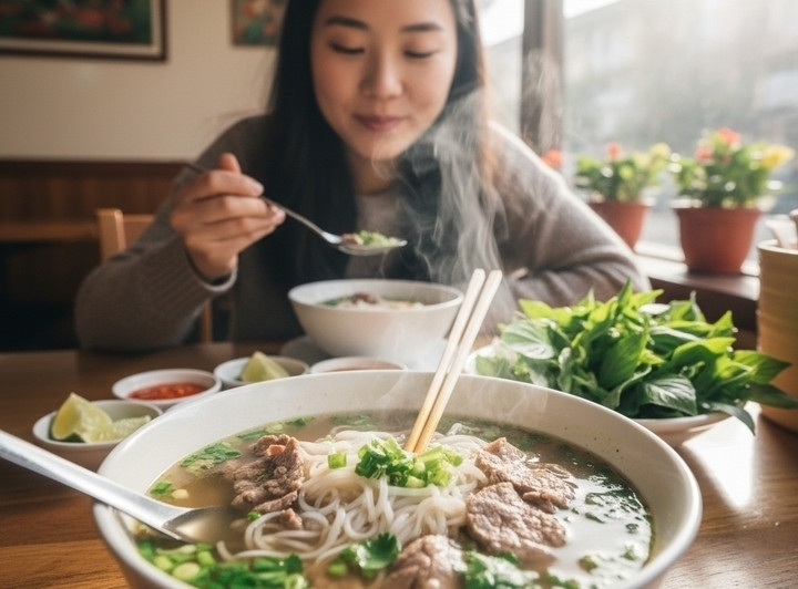 Bữa sáng giàu protein, chất xơ và chất béo lành mạnh giúp no lâu. (Ảnh minh hoạ)
