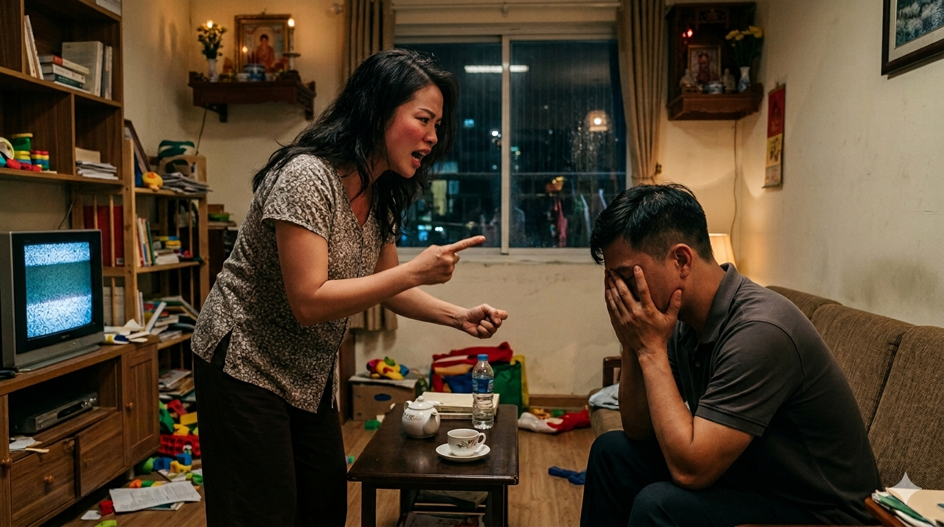 Hạnh phúc bị bóp nghẹt vì vợ mới