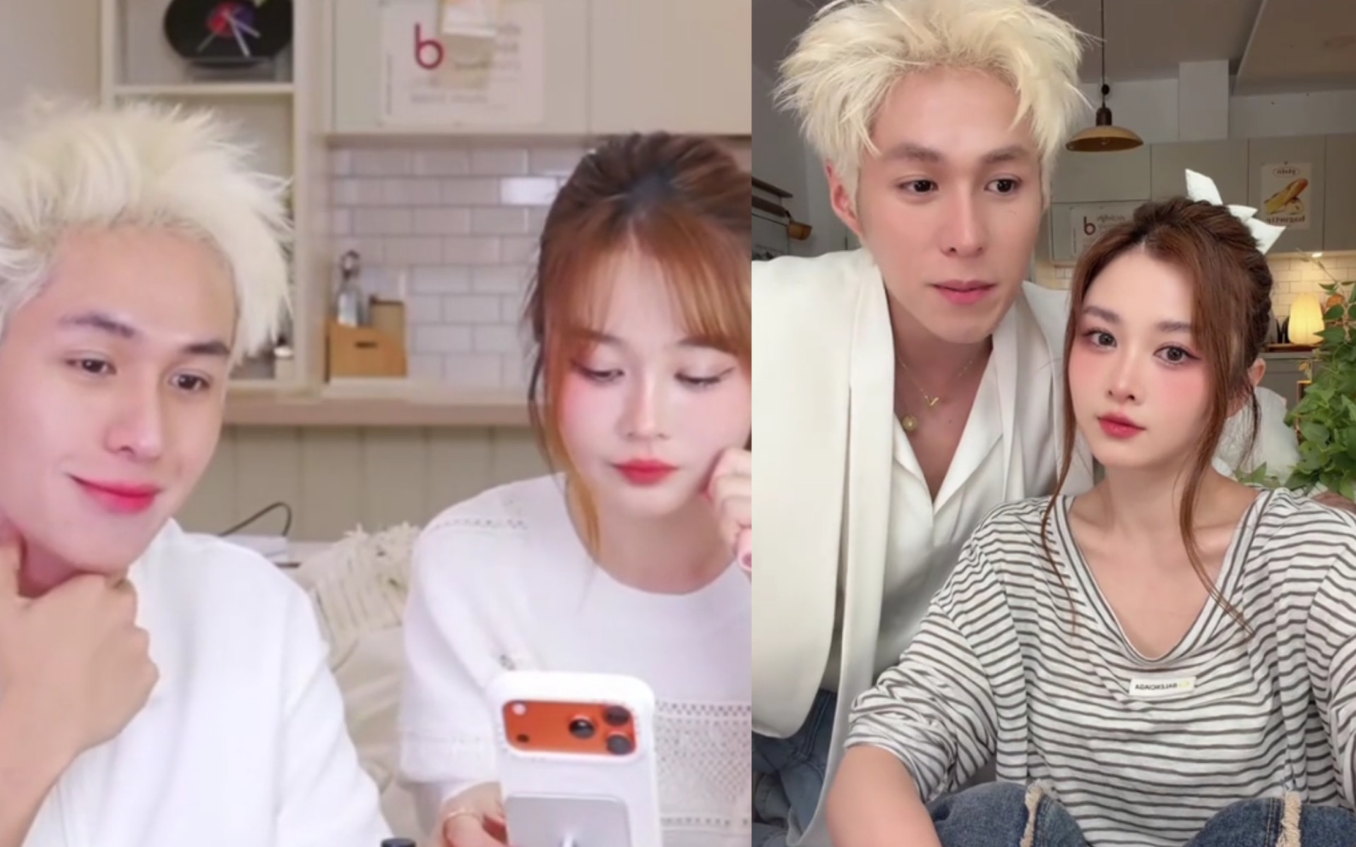 Đây cũng là bối cảnh thường xuyên xuất hiện trong các buổi livestream của cặp đôi.