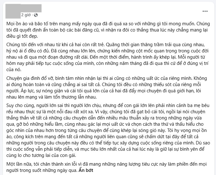 Thư Đan Nguyễn và chồng cũ: 1 tuần đấu tố cực căng, giờ xóa bài rồi “tha thứ”, sao từ đầu phải chọn tung hê hết lên? - Ảnh 1.