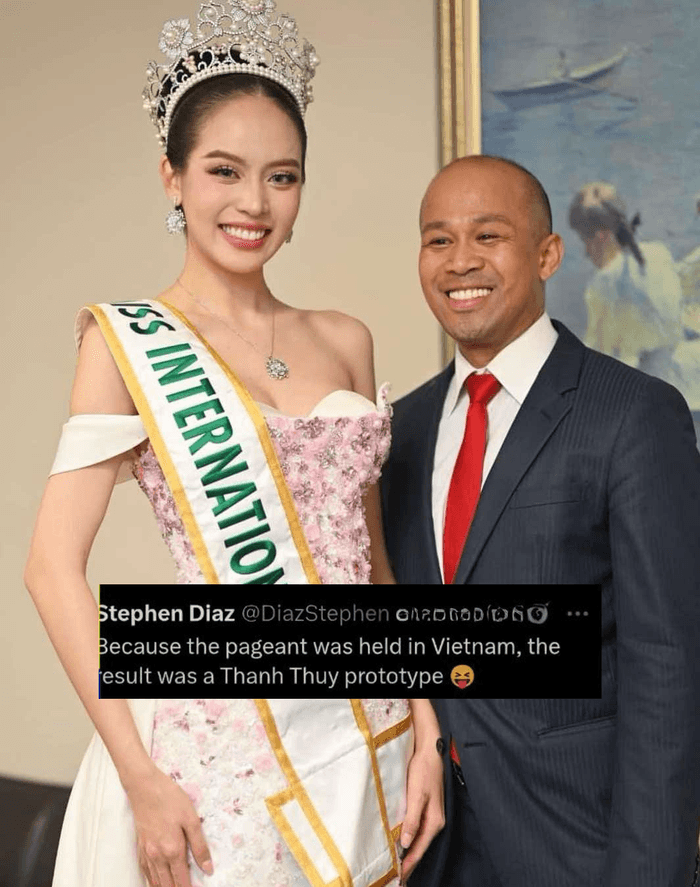 Hoa hậu Thanh Thủy bất ngờ bị nhắc tên sau chung kết Miss World 2026 từ phía Miss International插图 Giám đốc truyền thông Miss International bình luận về kết quả Miss World 2026 và nhắc đến Thanh Thủy