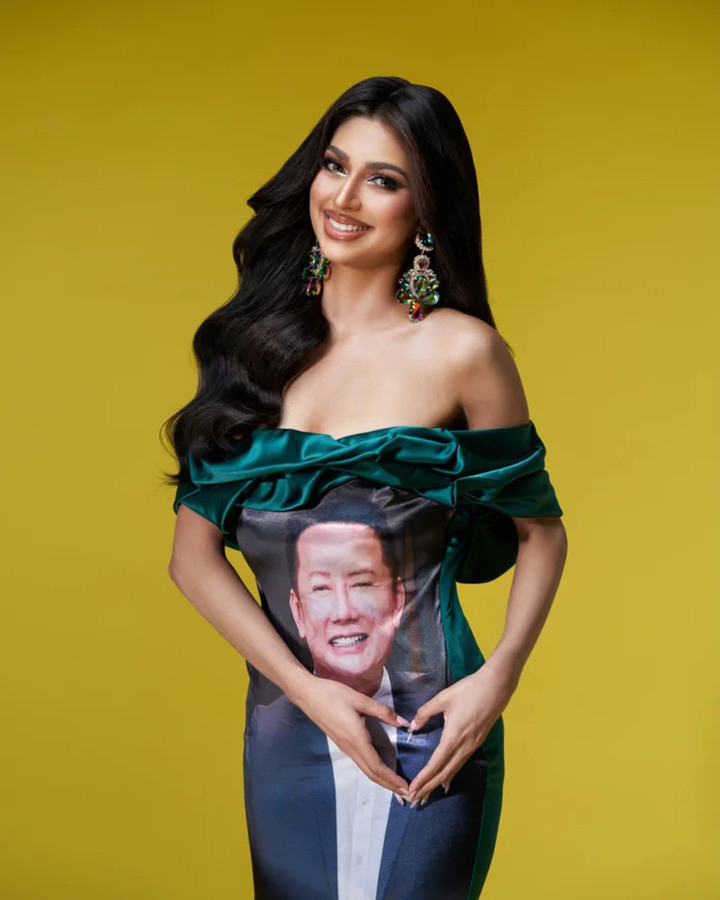 Thiết kế váy gây tranh luận của Miss Grand Singapore.