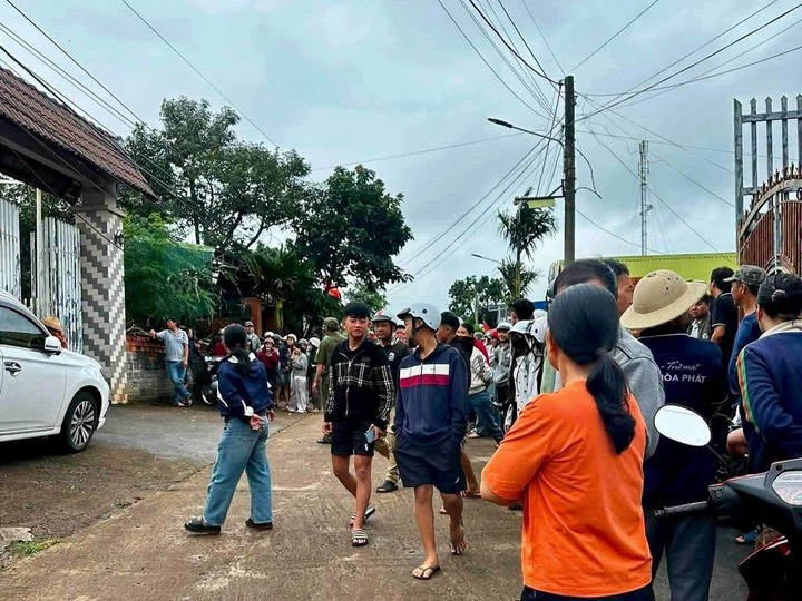 Hiện trường vụ án mạng.