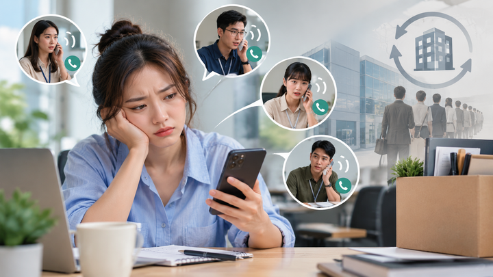 Nghỉ việc 6 tháng, tôi vẫn phải hỗ trợ công việc cho công ty cũ. (Ảnh minh họa: AI)