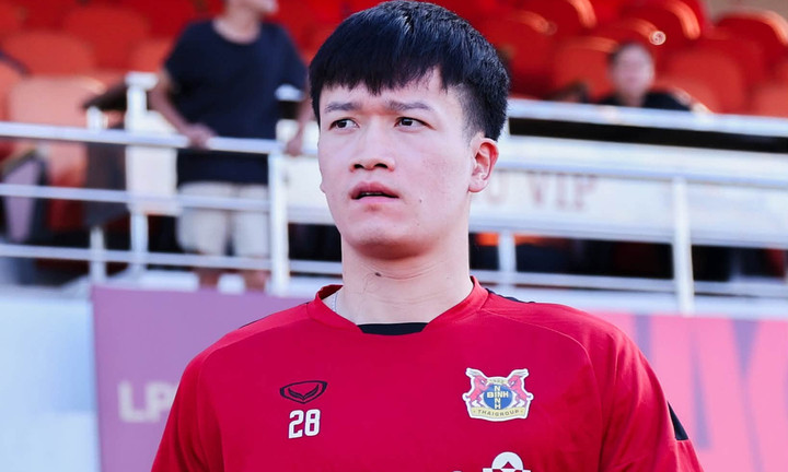 Hoàng Đức chấn thương sau trận chung kết ASEAN Cup 2026. (Ảnh: Ninh Bình FC)