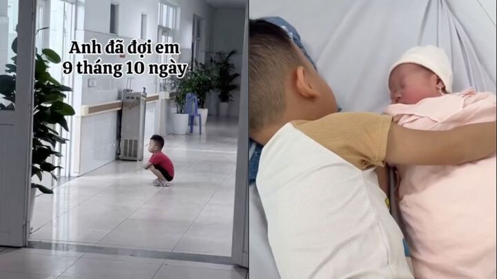 Dân mạng khen ngợi cậu bé được dạy dỗ thật tốt và tràn ngập yêu thương. (Ảnh chụp màn hình)